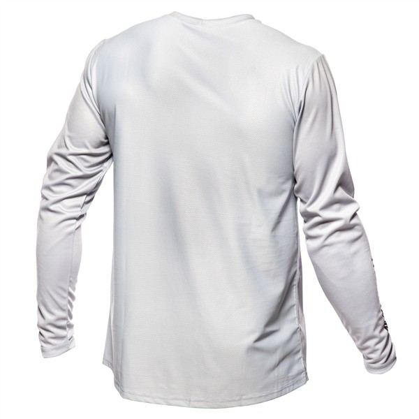 Fasthouse Impakt Cosmos Long Sleeve Jersey Light Grey - Image 2