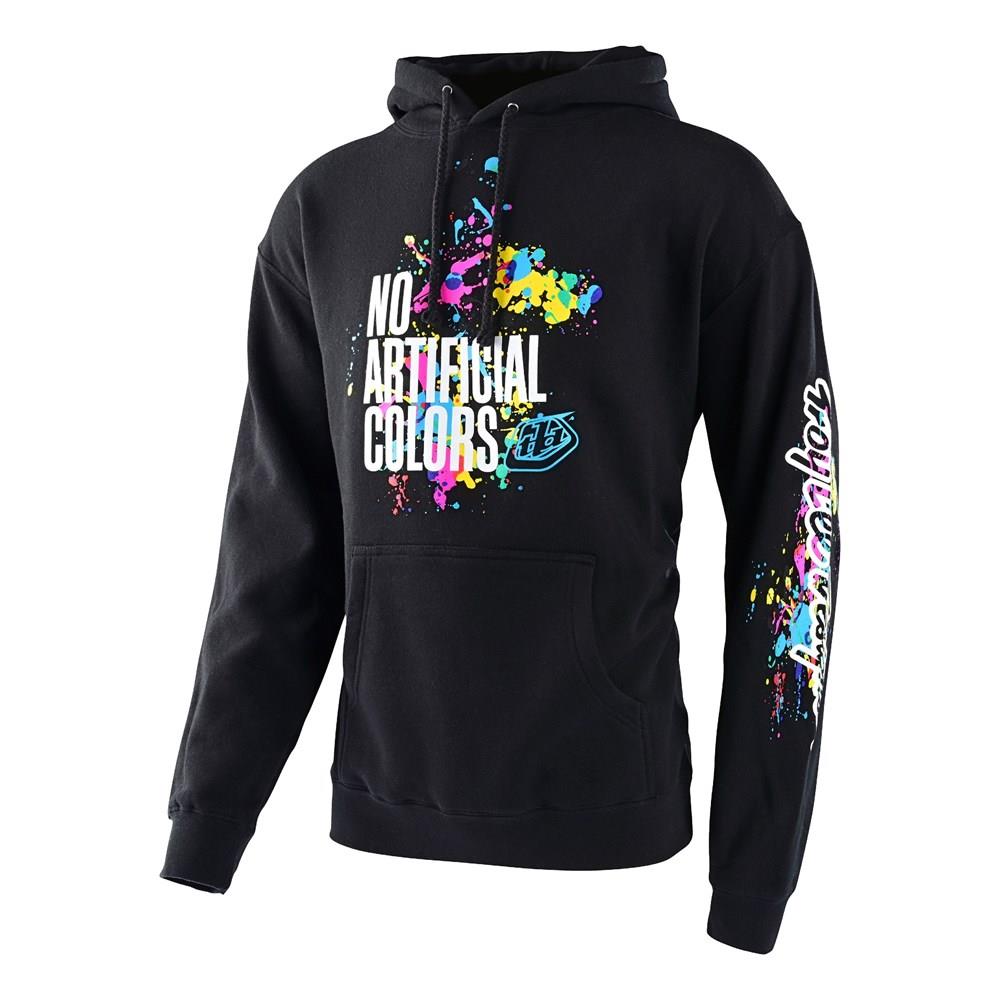 Troy Lee Designs No Artificial Colors Pullover Hoodie Black - Image 1