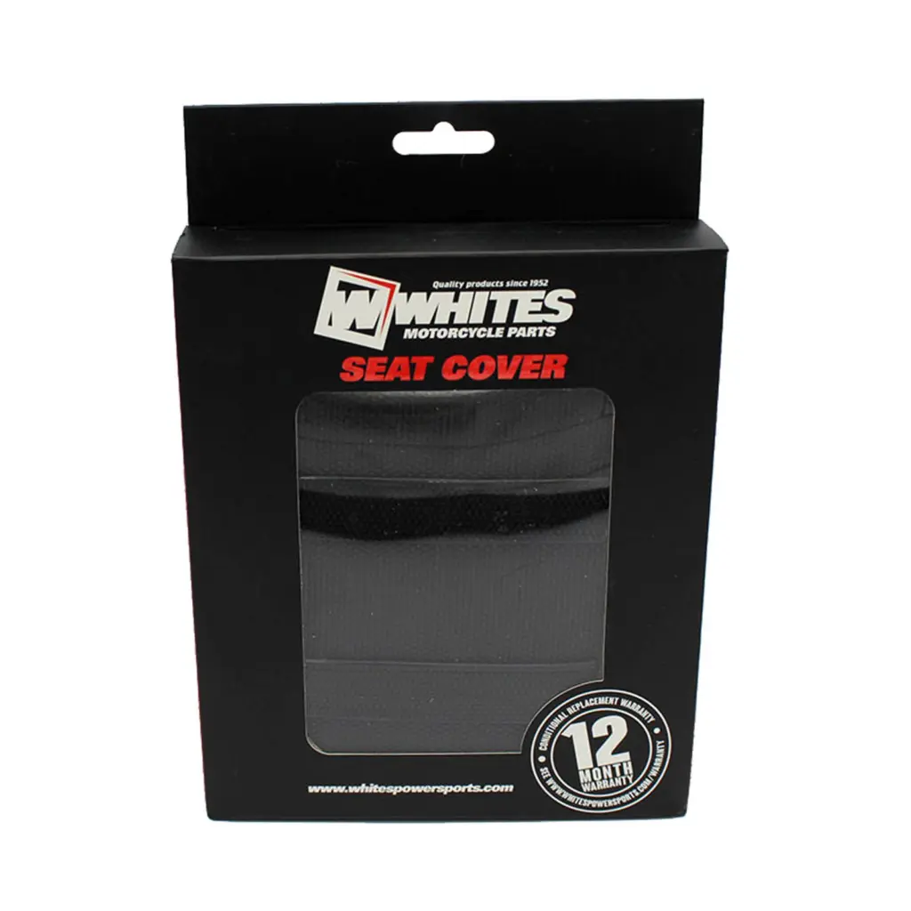 WHITES SEAT COVER BLK/BLK KTM SX50 09-15