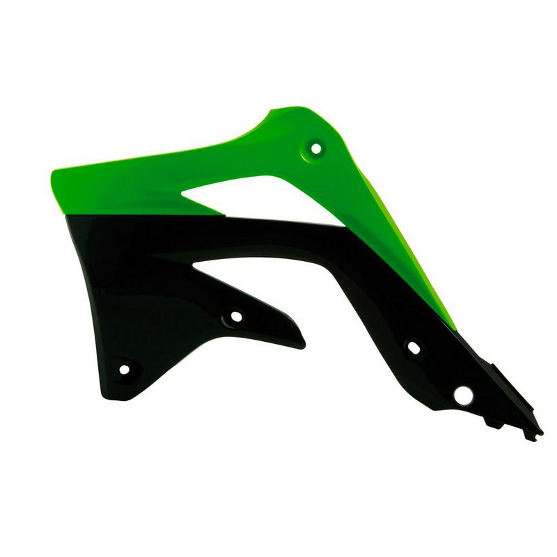 RADIATOR SHROUDS  RTECH KX450F 12-15 GREEN BLACK - Image 1