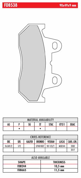 FERODO BRAKE BPADS - Image 49
