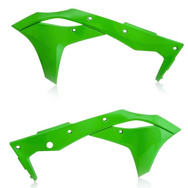 Radiator scoops KX250F 2017 Green Acerbis [A] - Image 1