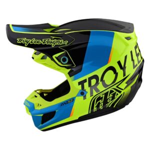 Troy Lee Designs SE5 ECE Composite Qualifier Motocross Helmet Yellow - Image 1