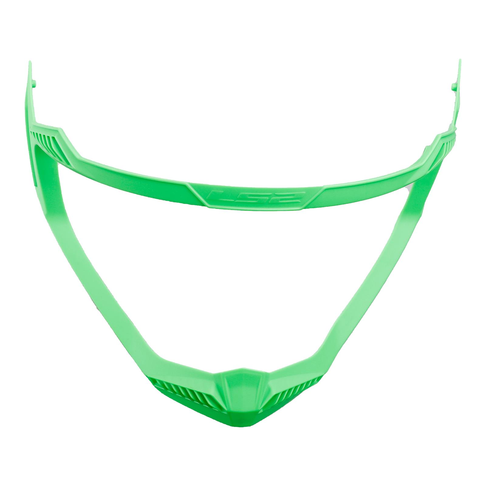 LS2 MX437 Fast Evo Visor Rubber - Green - Image 1
