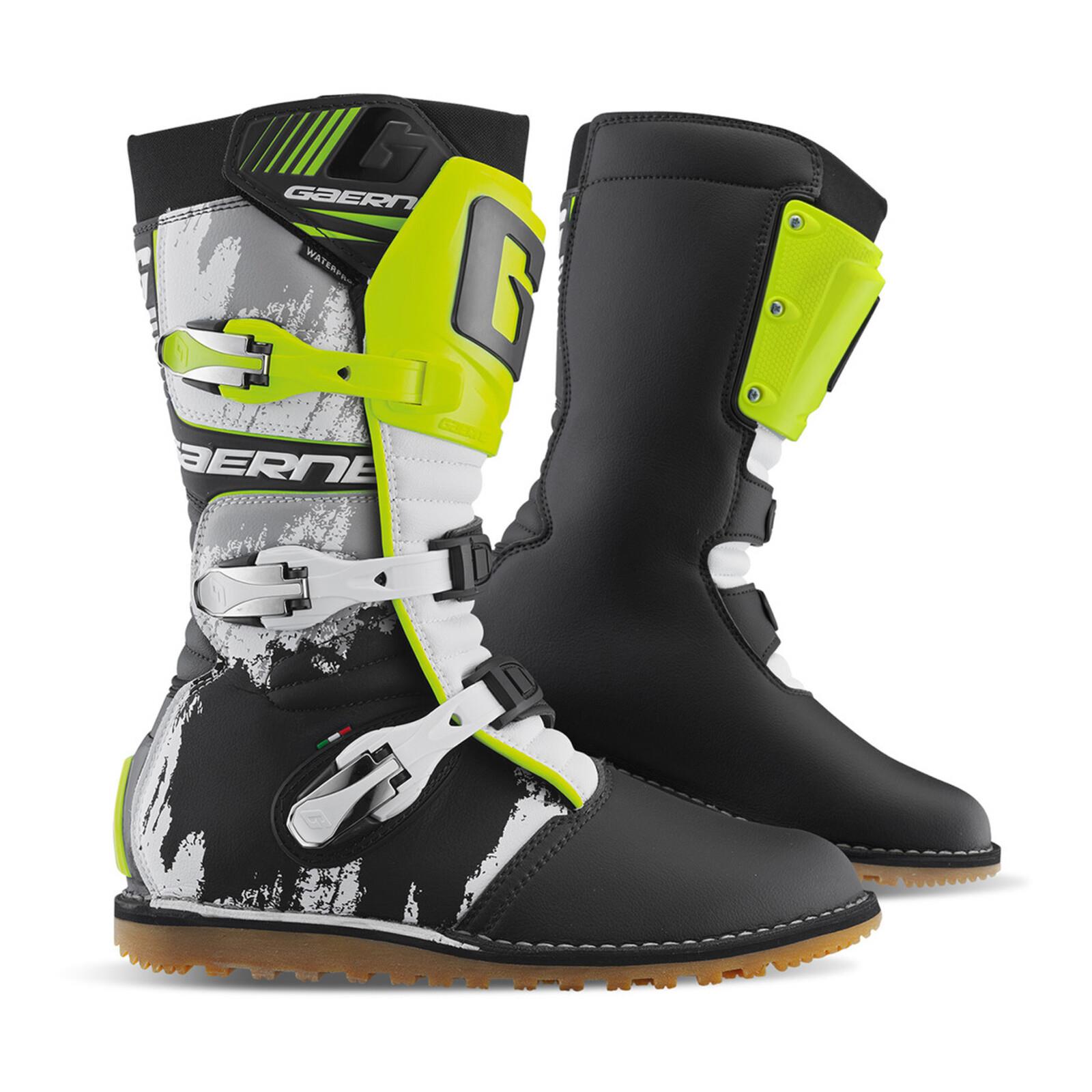 Gaerne Balance Classic Trial Boots Yellow Black - Image 1