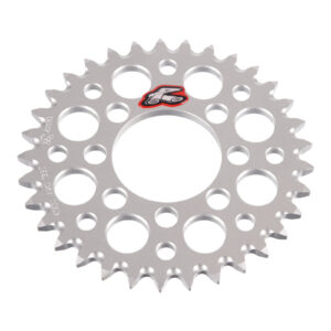 Renthal Sprocket Rear Silver 33T Alloy 7075 T6 Grooved - Image 2