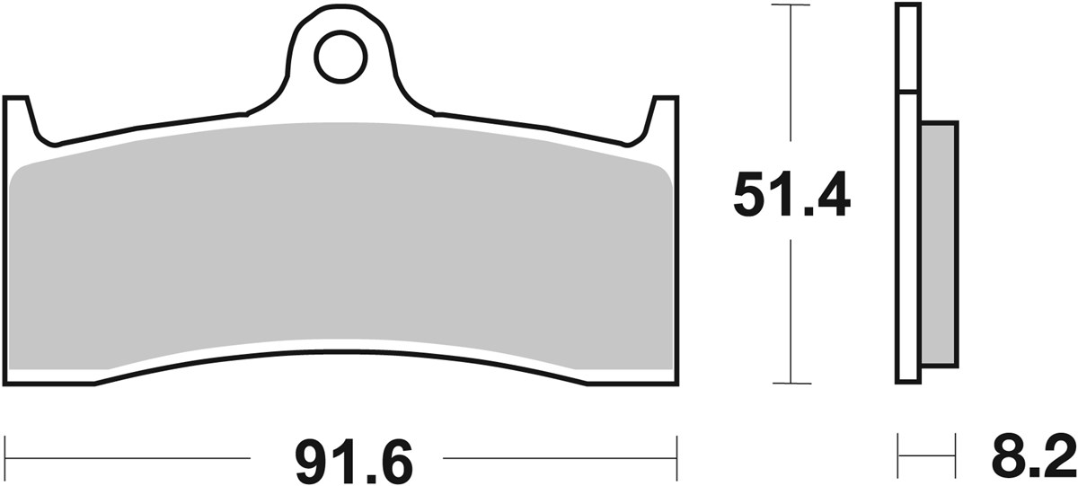 SBS 676HS Front Brake Pads - Image 1