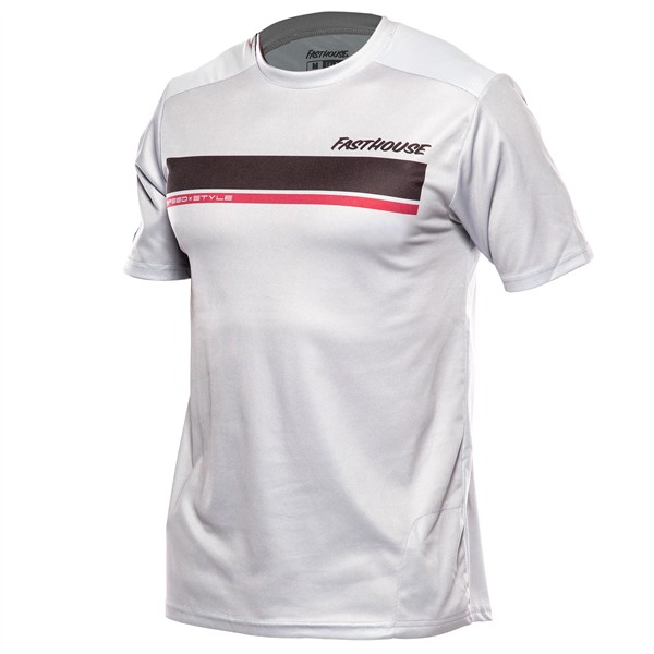 Fasthouse Impakt Cosmos Short Sleeve Jersey Light Grey - Image 1