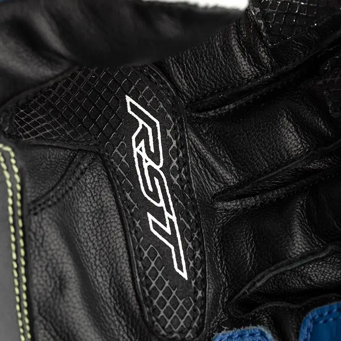 Road Gloves RST Tractech EVO Leather Black/Blue