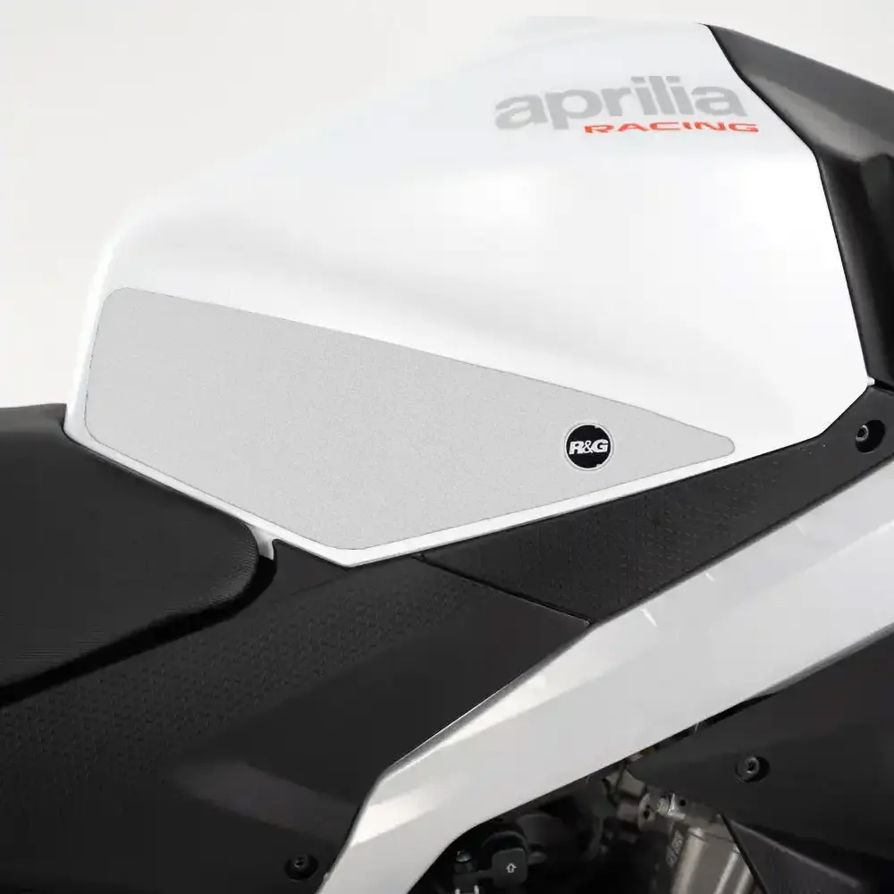 R&G Tank Traction Grips for Aprilia RS457 24- Clear R&G