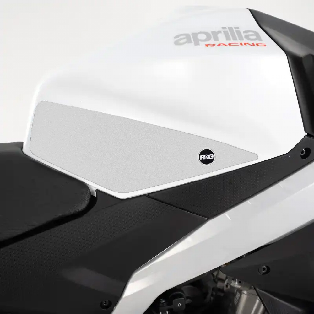 R&G Tank Traction Grips for Aprilia RS457 24- Clear R&G - Image 1