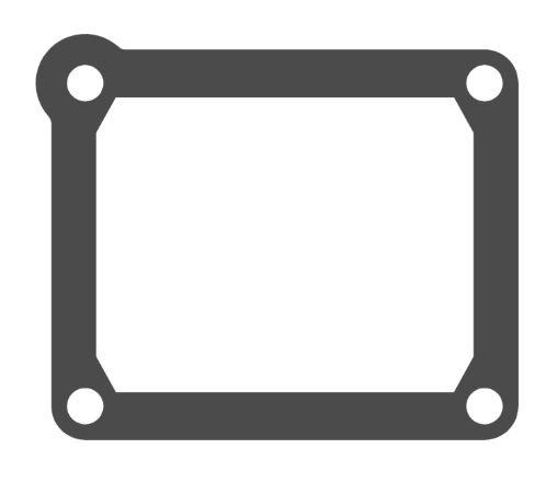 V FORCE REPLACEMENT REED GASKET KX125 03-08 YZ250 89-96 - Image 1