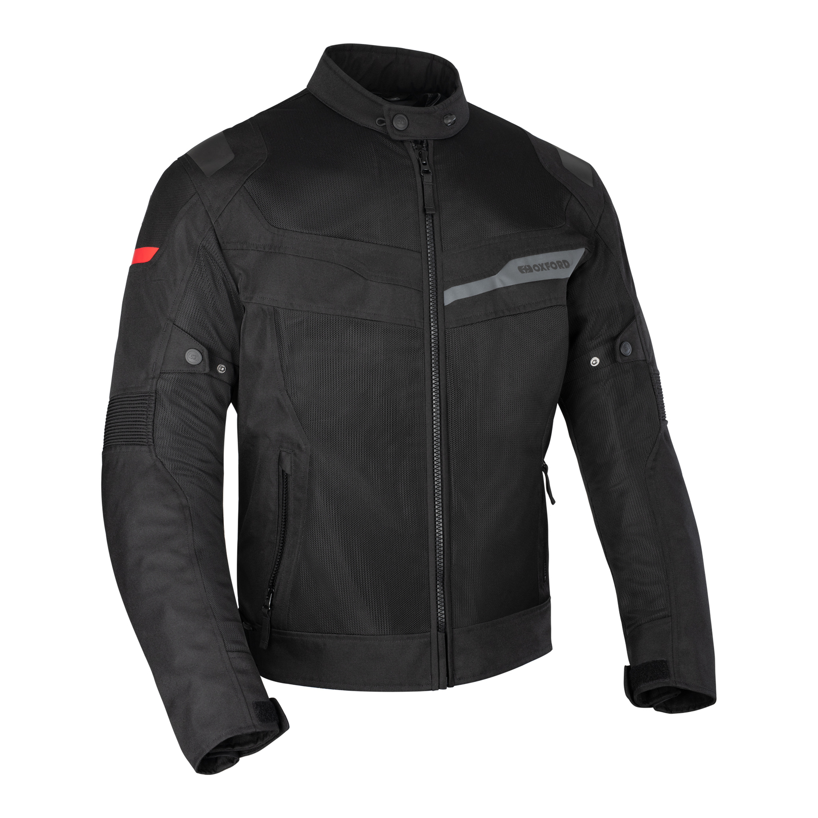 Oxford Dakar D2D Air Motorcycle Road Jacket Tech Black - Image 1
