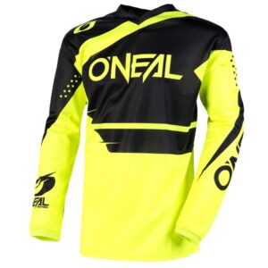 O'Neal Element Racewear Black/Yellow Motocross Jersey - Image 3
