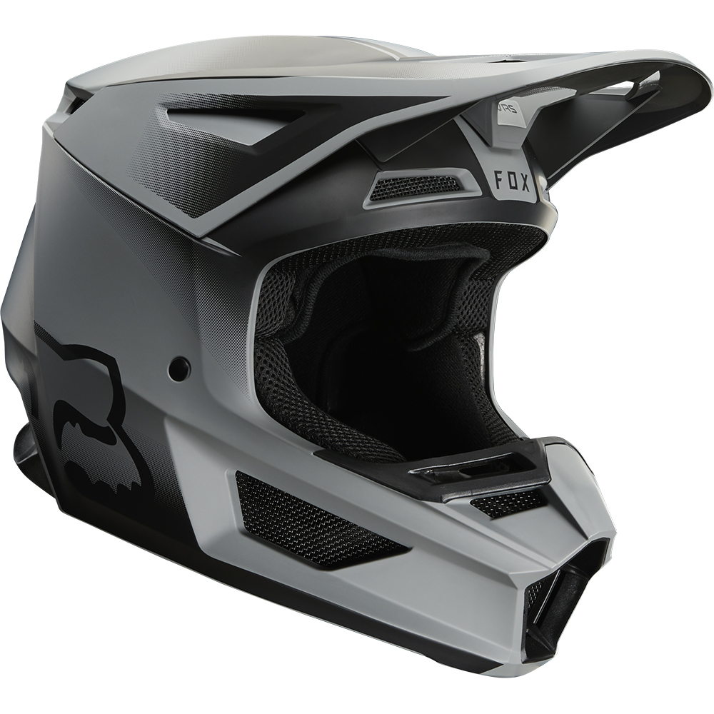 Fox V2 VLAR Youth Matte Black Motocross Helmet - Image 1