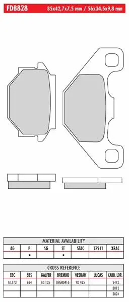 FERODO BRAKE BPADS