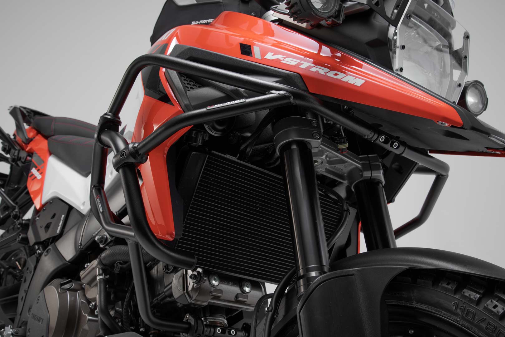 CRASH BARS UPPER TO BE USED WITH SW MOTECH LOWER CRASH BARS SUZUKI  V-STROM 1050 19-21 - Image 1