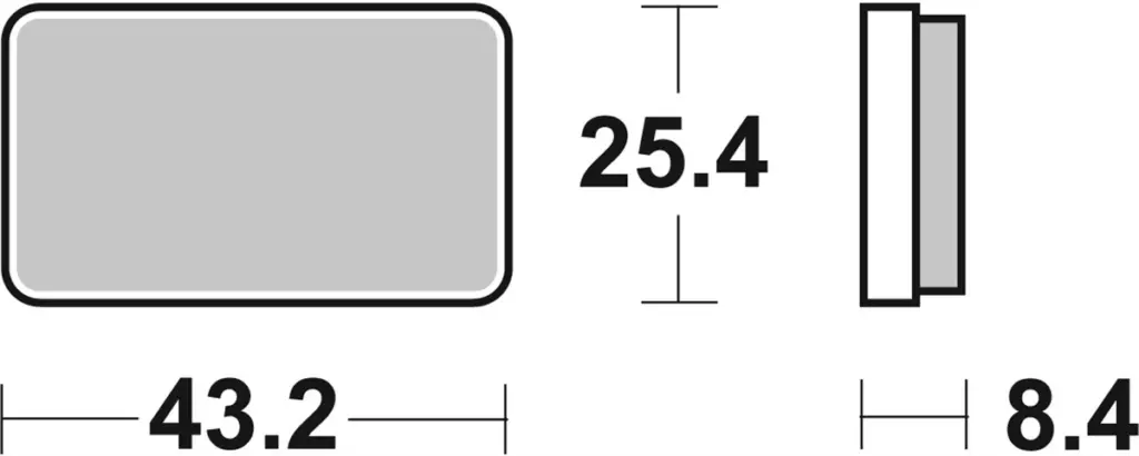 SBS 827ATS Front/Rear Brake Pads