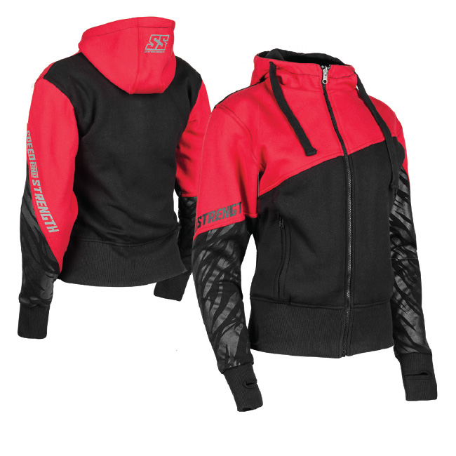 Speed and Strength Cat Outta Hell 2.0 Hoody Ladies  Red/Black - Image 1