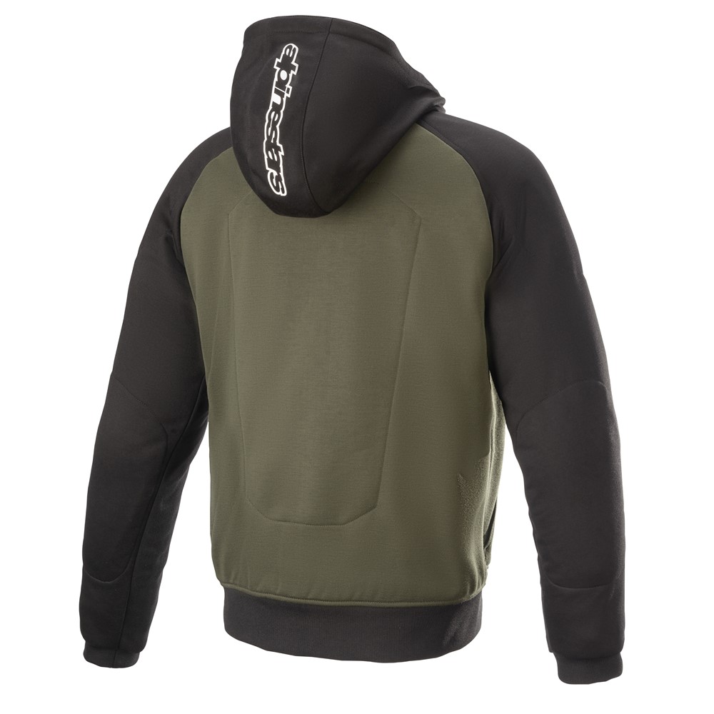Alpinestars Chrome Sport Hoodie Black/Forest Green - Image 2