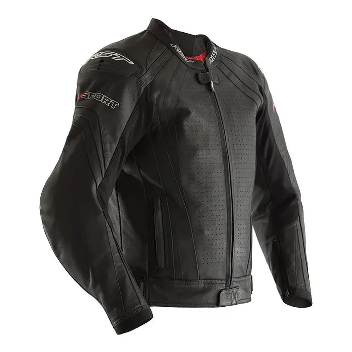 RST R-SPORT CE LEATHER JACKET [BLACK] 50 3XL