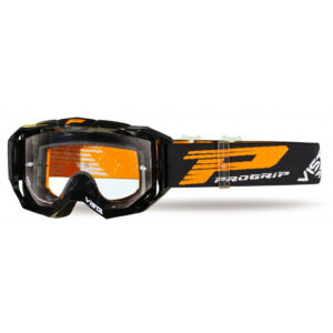 PG3303 Goggle Black/Orange Clear Lens Progrip              [C] - Image 2