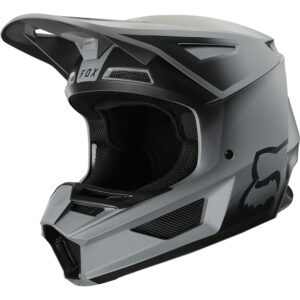 Fox V2 VLAR Youth Matte Black Motocross Helmet - Image 2