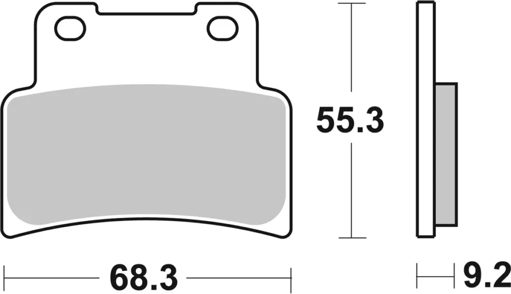 SBS 844HS Front Brake Pads
