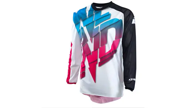 Motocross Jersey One Industries 2015 Atom Vented Shred White