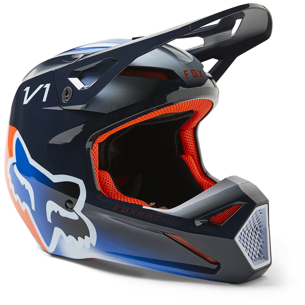 Fox V1 TOXSYK MIPS ECE Motocross Helmet Midnight - Image 1
