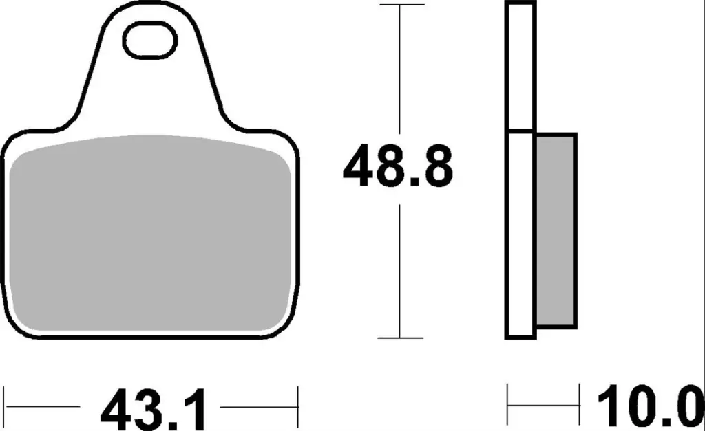 SBS 805DC Front Race Brake Pads
