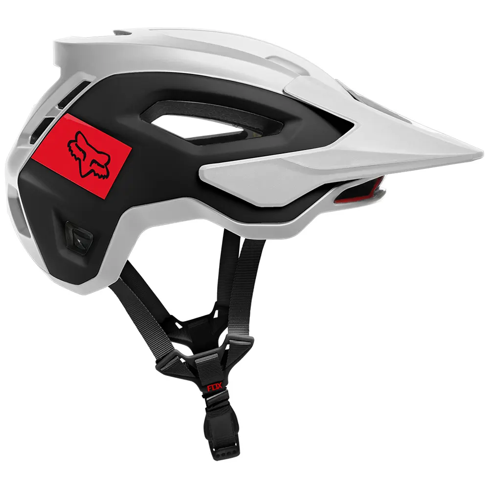 Fox Speedframe Pro Blocked Mips Bike Helmet White/Black