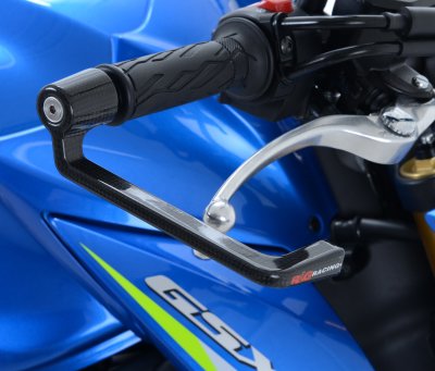 Carbon Fibre Lever Guards R & G Racing Suzuki GSX-S 1000, GSX-R600/750 '08- and GSX-R1000 '09- - Image 1