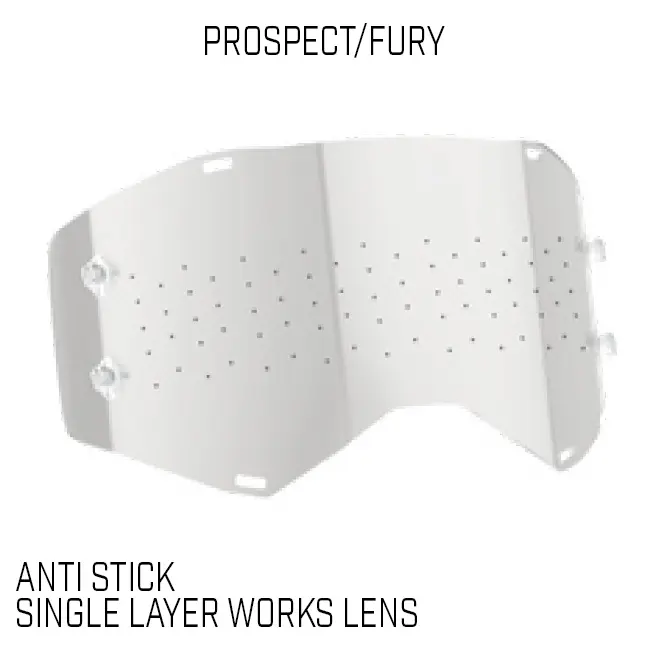 Prospect MX lens Antistick Sngl Clear Works Scott [A]