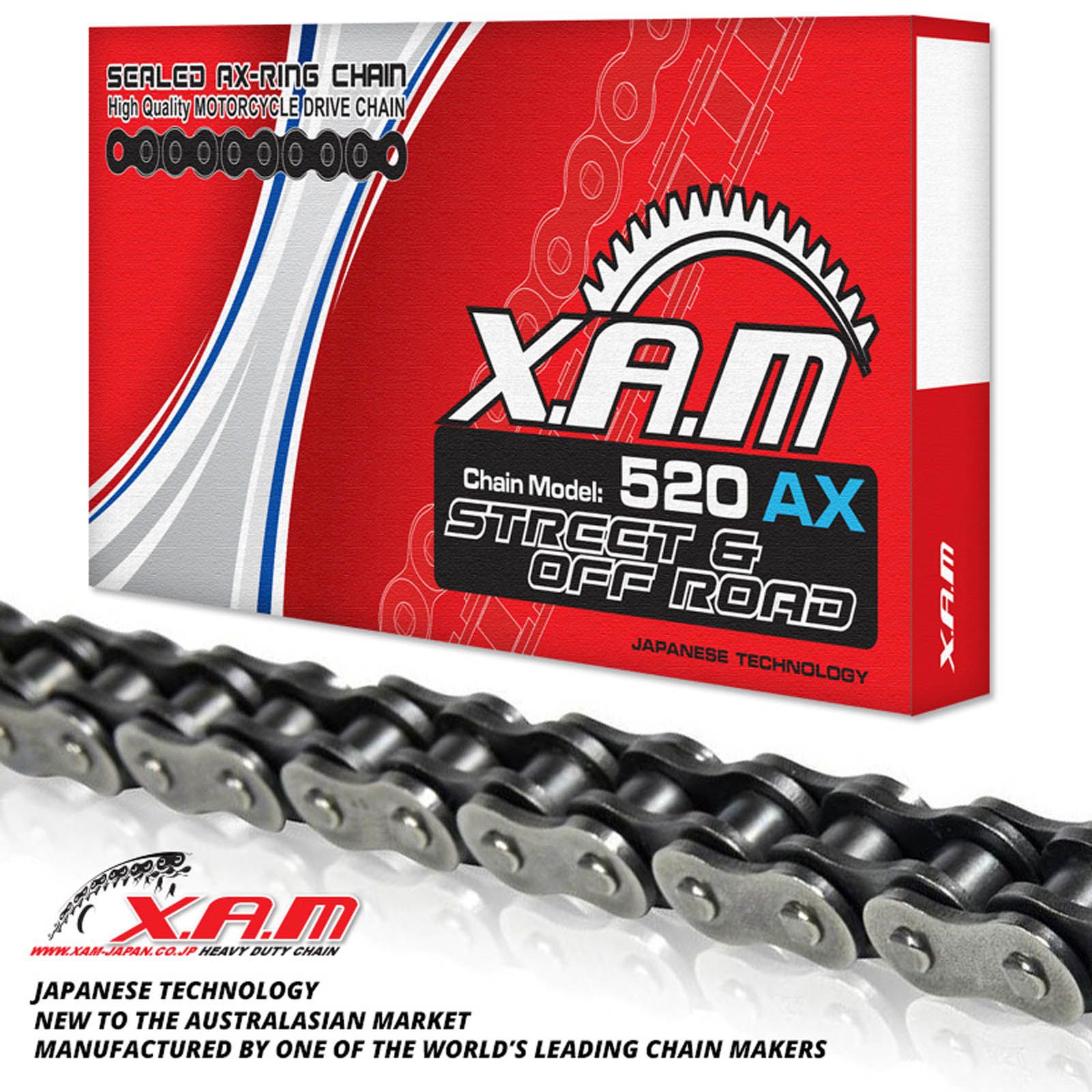 CHAIN XAM 520AX X 108 X-RING - Image 1