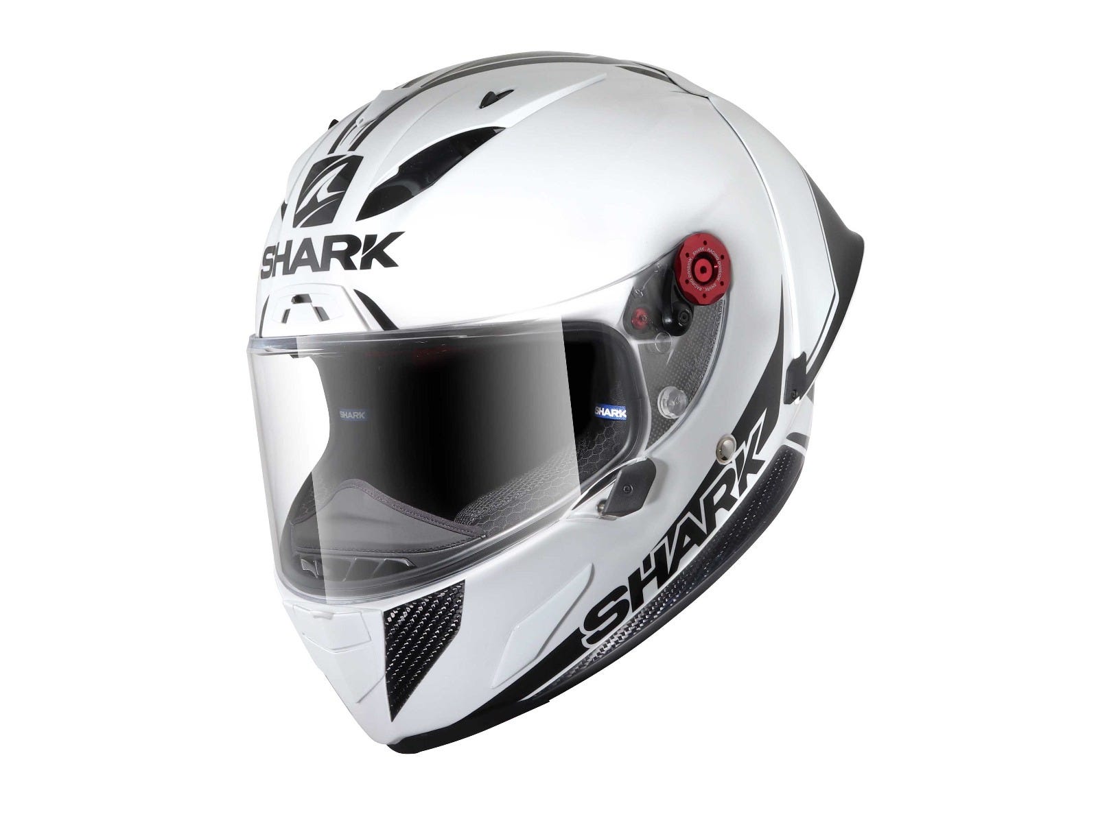 Shark Race-R Pro GP 30th Anniversary Road Helmet White/Black - Image 1