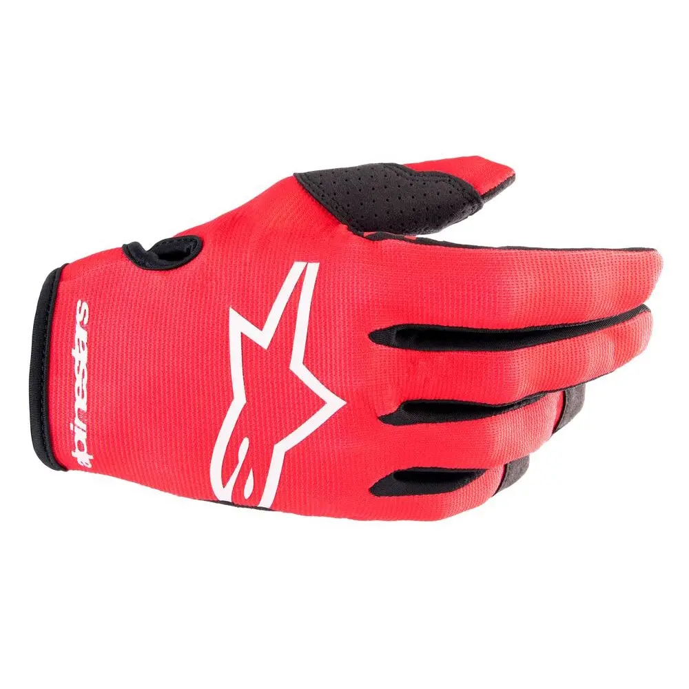 Alpinestars Radar Motocross Gloves Youth Mars Red/White