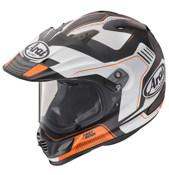 Arai EC XD-4 Adventure Helmet Vision Orange Frost - Image 1