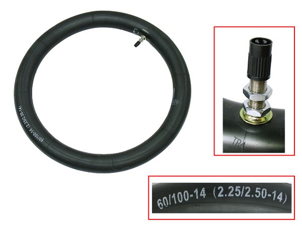 HEAVY DUTY TUBE TYRE TECH 60/100/14  2.25-2.50-14 3MM THICKNESS - Image 1