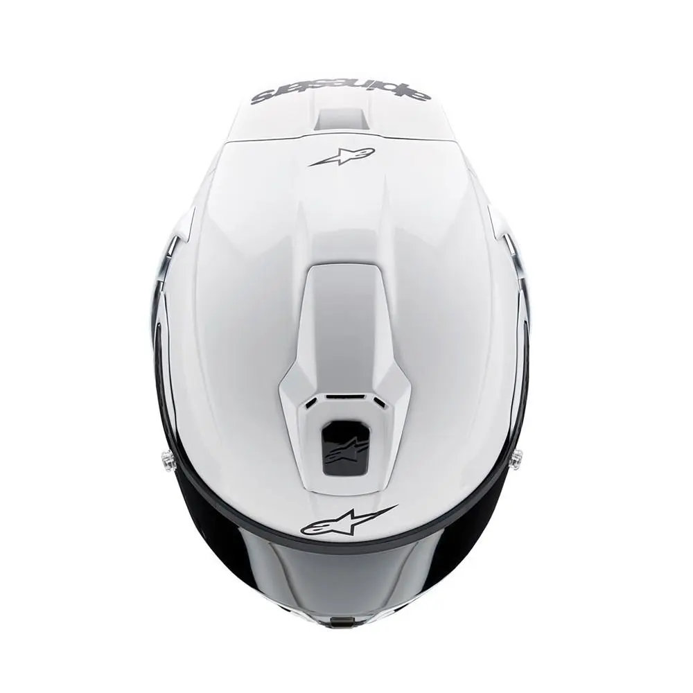 Alpinestars Supertech R10 Helmet Solid White Gloss/Matte Black