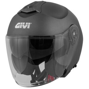 Givi X22 Planet Jet Open Face Helmet Titanium - Image 8