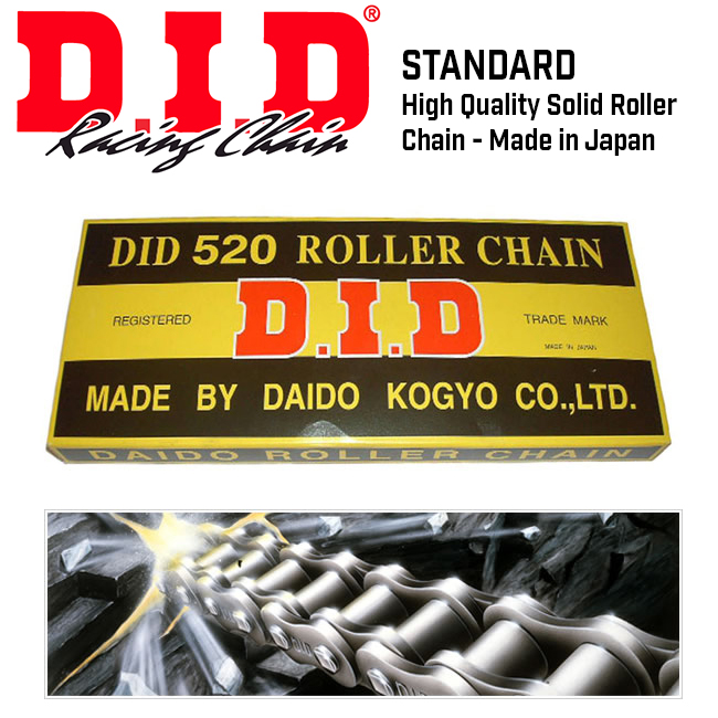 Chain Did Standard 428D x 122 w/clip Link - Image 1