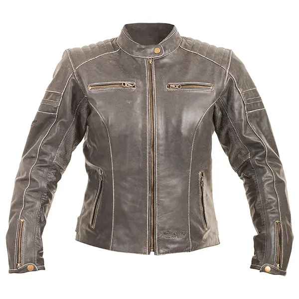RST LADIES ROADSTER LEATHER JACKET [BLACK] 18