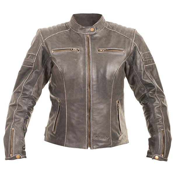 RST LADIES ROADSTER LEATHER JACKET [BLACK] 18 - Image 1