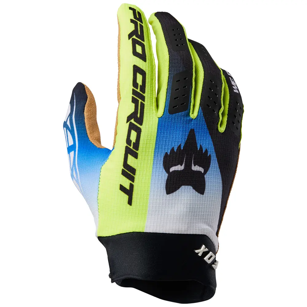 Fox PC Flexair FOYL Motocross Gloves BLack/White