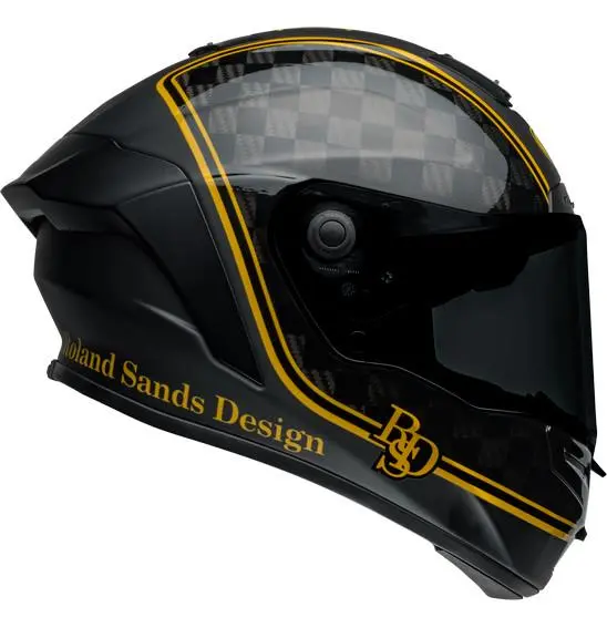 Bell Racestar DLX RSD Player M/G Road Helmet Black/Gold