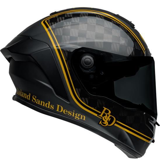 Bell Racestar DLX RSD Player M/G Road Helmet Black/Gold - Image 1
