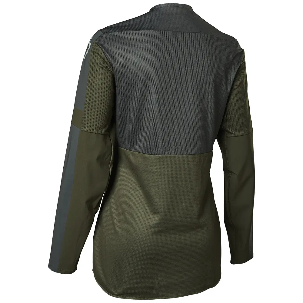 Fox Legion LT Womens Green Motocross Jersey