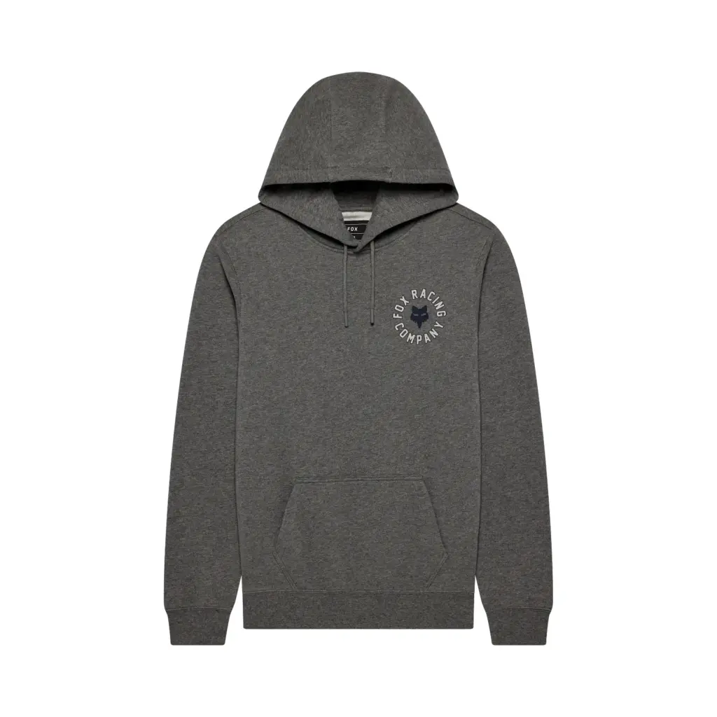 Fox Beam Fleece Pullover Hoodie Heather Graphite Grey