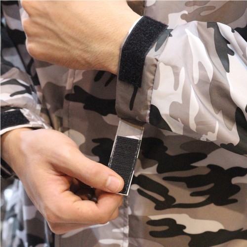 Rain Suit Givi Two Piece Grey/White Camo - Image 2